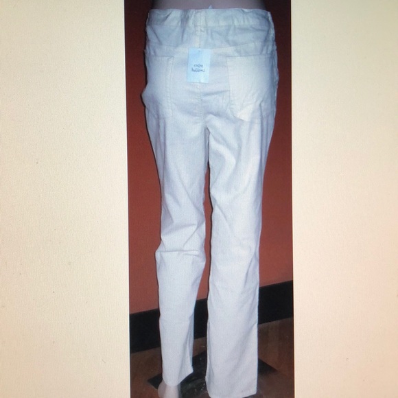 Victoria's Secret Christie Corduroy White Jeans 14 - Picture 3 of 4